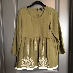 Macedonia Embroidered Babydoll